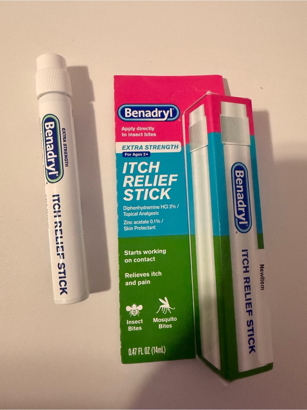 Itch Relief Stick Extra Strength - White/Blue